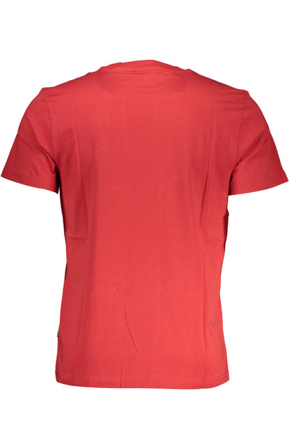 NAPAPIJRI T-SHIRT MANICHE CORTE UOMO ROSSO