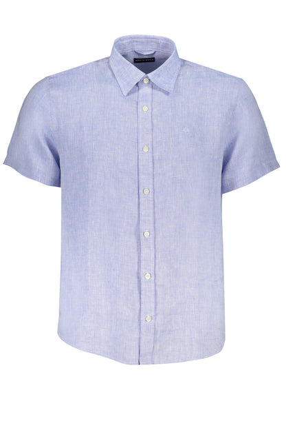 NORTH SAILS CAMICIA MANICHE CORTE UOMO AZZURRO