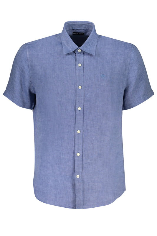 NORTH SAILS CAMICIA MANICHE CORTE UOMO BLU