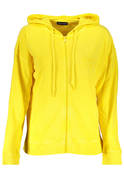 NORTH SAILS FELPA CON ZIP DONNA GIALLO