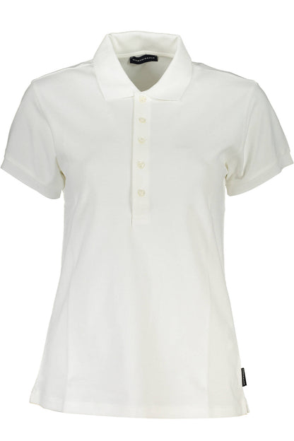 NORTH SAILS POLO MANICHE CORTE DONNA BIANCO""