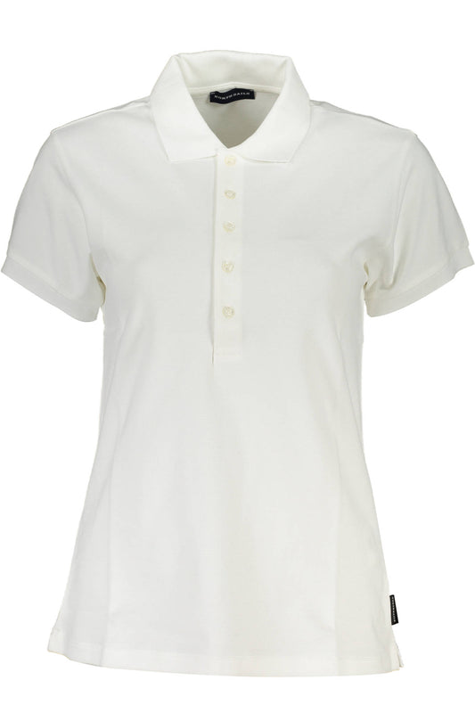 NORTH SAILS POLO MANICHE CORTE DONNA BIANCO""