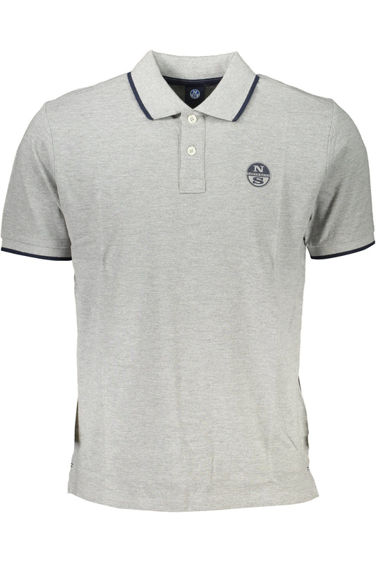 NORTH SAILS POLO MANICHE CORTE UOMO GRIGIO""