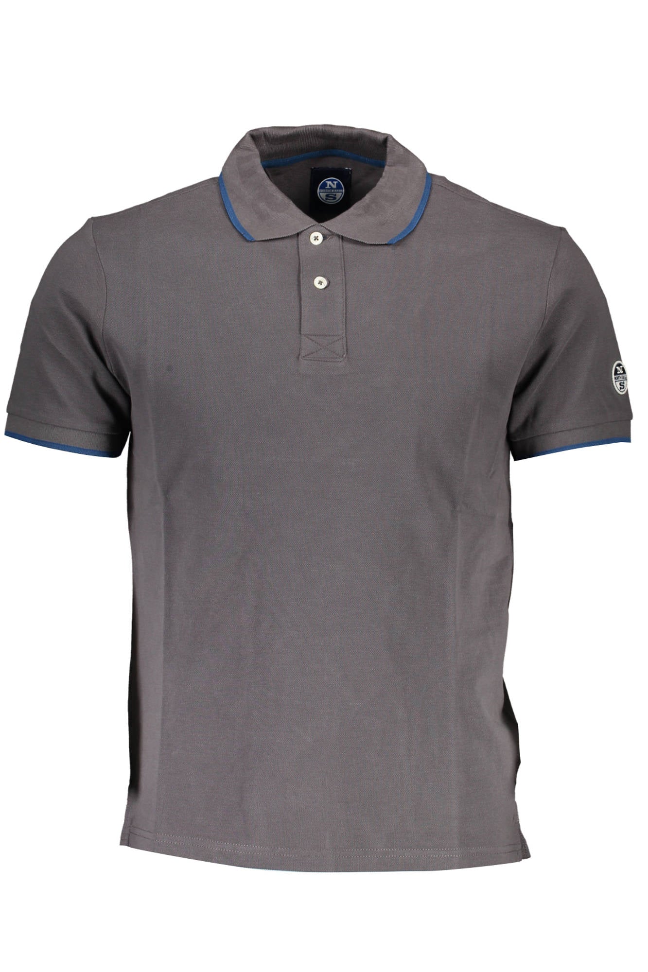 NORTH SAILS POLO MANICHE CORTE UOMO GRIGIO