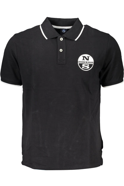 NORTH SAILS POLO MANICHE CORTE UOMO NERO