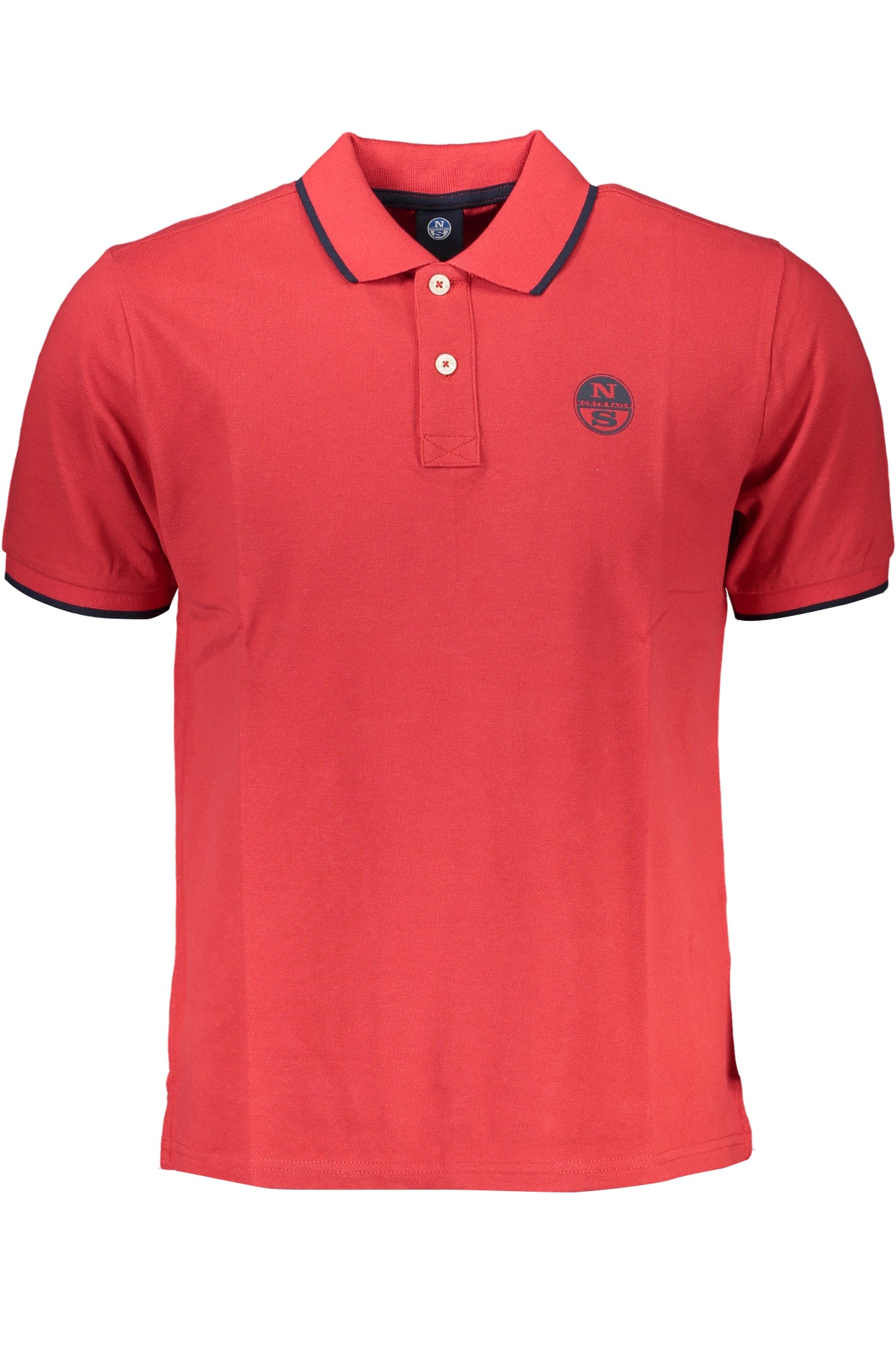 NORTH SAILS POLO MANICHE CORTE UOMO ROSSO