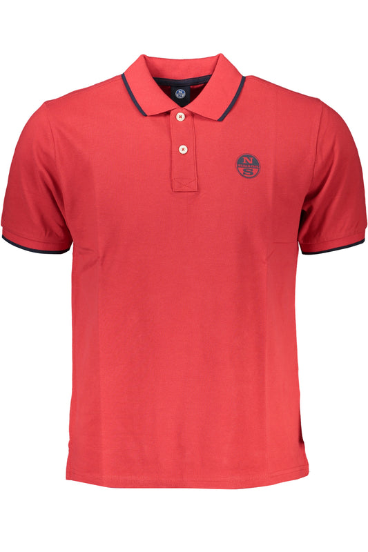 NORTH SAILS POLO MANICHE CORTE UOMO ROSSO