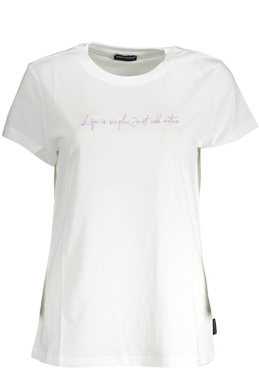 NORTH SAILS T-SHIRT MANICHE CORTE DONNA BIANCO