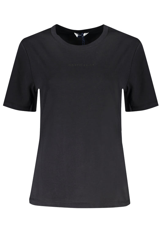 NORTH SAILS T-SHIRT MANICHE CORTE DONNA NERO