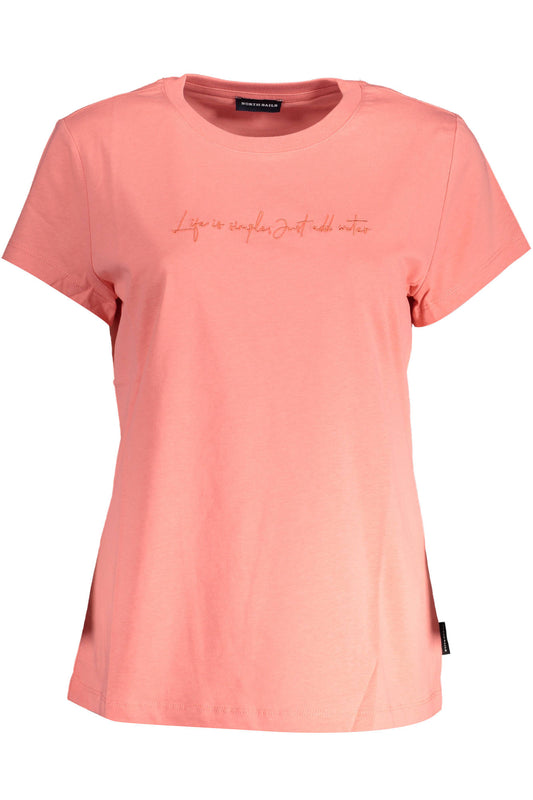 NORTH SAILS T-SHIRT MANICHE CORTE DONNA ROSA