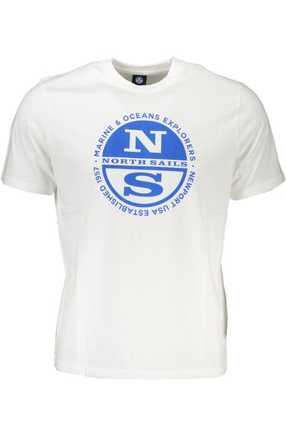 NORTH SAILS T-SHIRT MANICHE CORTE UOMO BIANCO