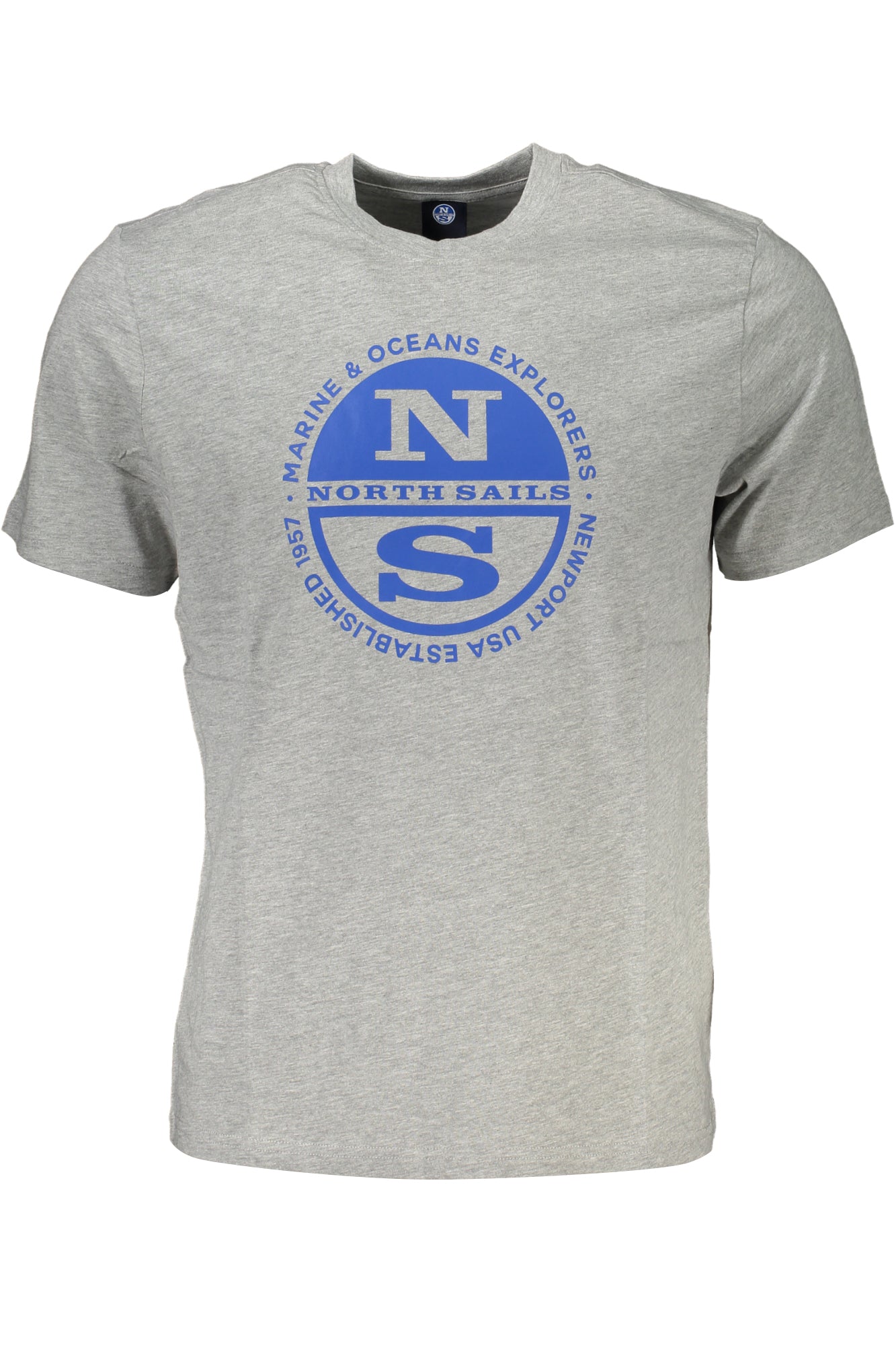 NORTH SAILS T-SHIRT MANICHE CORTE UOMO GRIGIO""