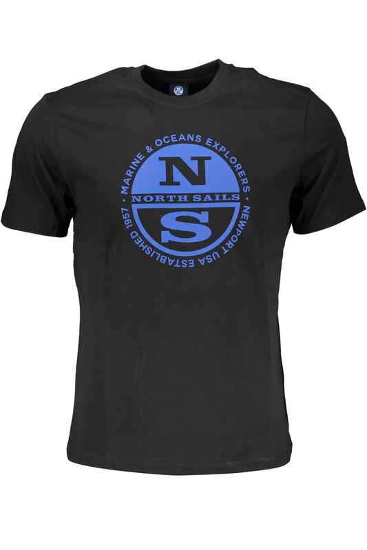 NORTH SAILS T-SHIRT MANICHE CORTE UOMO NERO