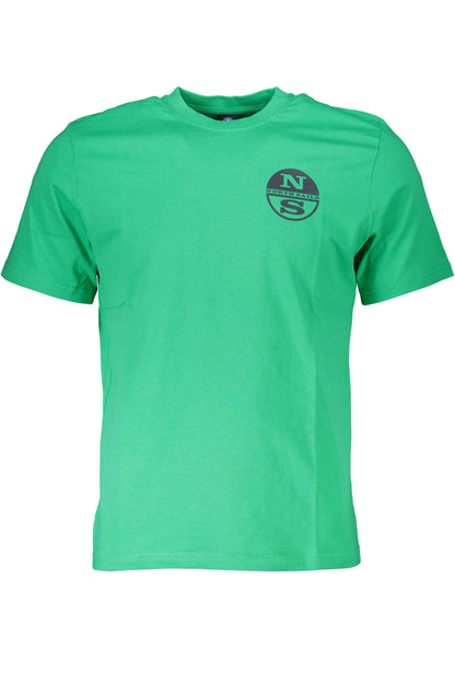 NORTH SAILS T-SHIRT MANICHE CORTE UOMO VERDE