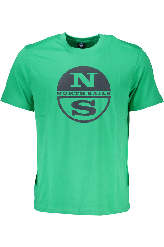 NORTH SAILS T-SHIRT MANICHE CORTE UOMO VERDE