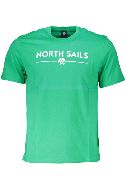 NORTH SAILS T-SHIRT MANICHE CORTE UOMO VERDE