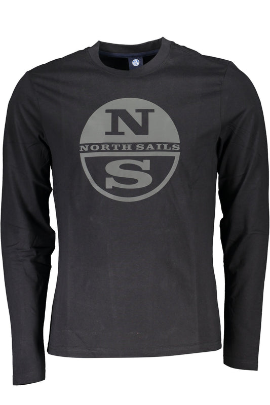 NORTH SAILS T-SHIRT MANICHE LUNGHE UOMO NERO