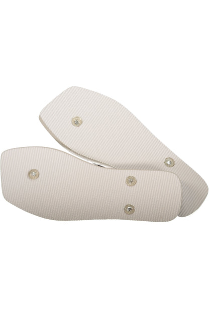 NORWAY 1963 CALZATURA CIABATTA DONNA BIANCO