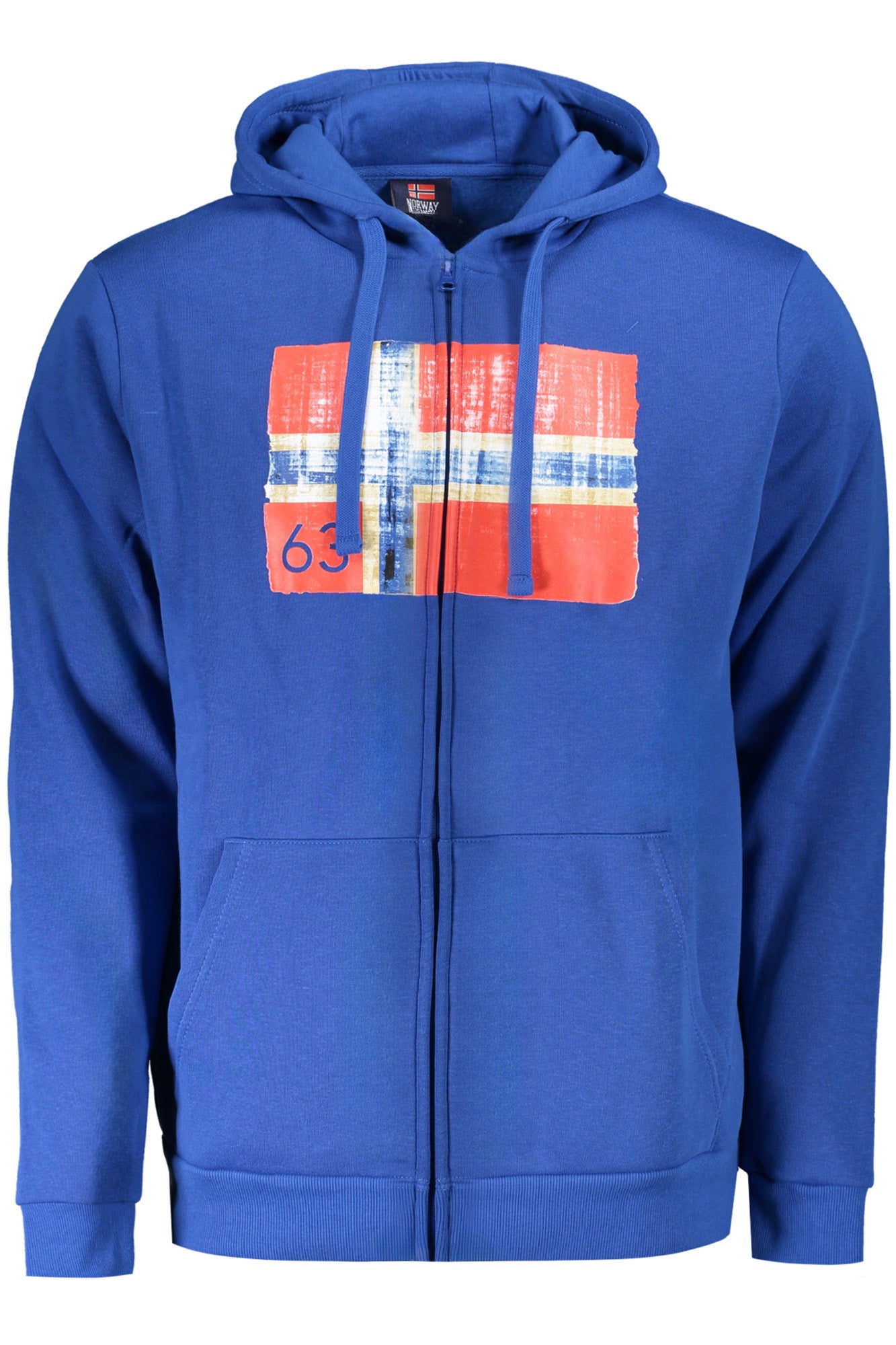 Norway 1963 Felpa Con Zip Uomo Blu""