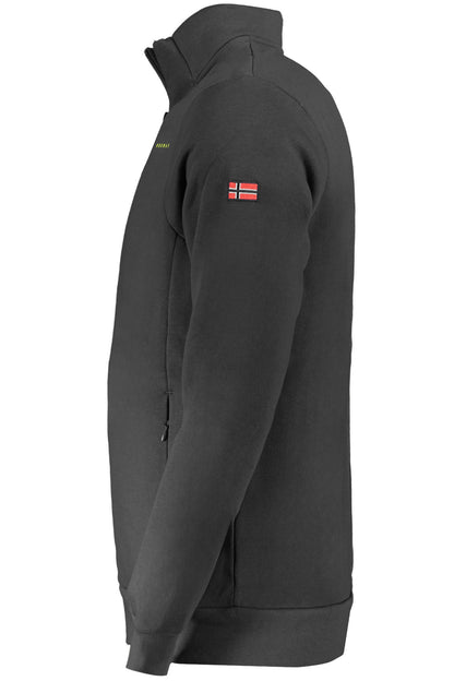 Norway 1963 Felpa Con Zip Uomo Nero""