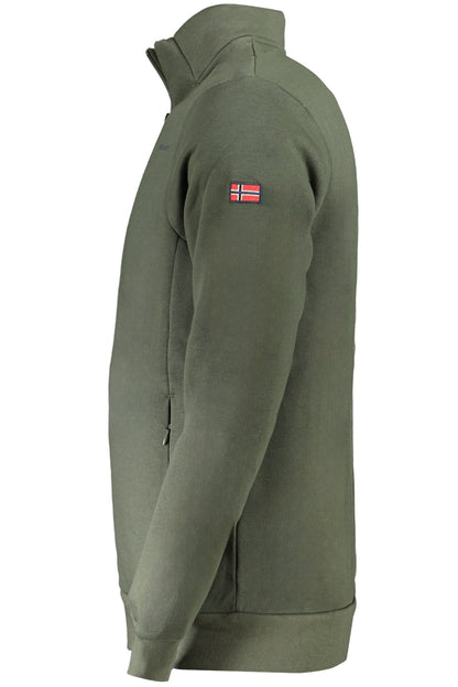 Norway 1963 Felpa Con Zip Uomo Verde""