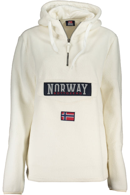 Norway 1963 Felpa Senza Zip Donna Bianco