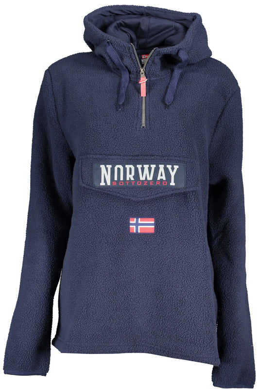 NORWAY 1963 FELPA SENZA ZIP DONNA BLU