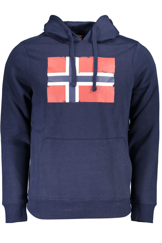 NORWAY 1963 FELPA SENZA ZIP UOMO BLU""