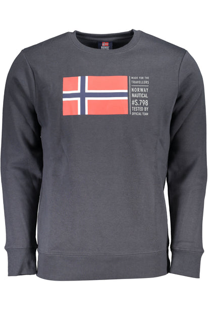 NORWAY 1963 FELPA SENZA ZIP UOMO GRIGIO""