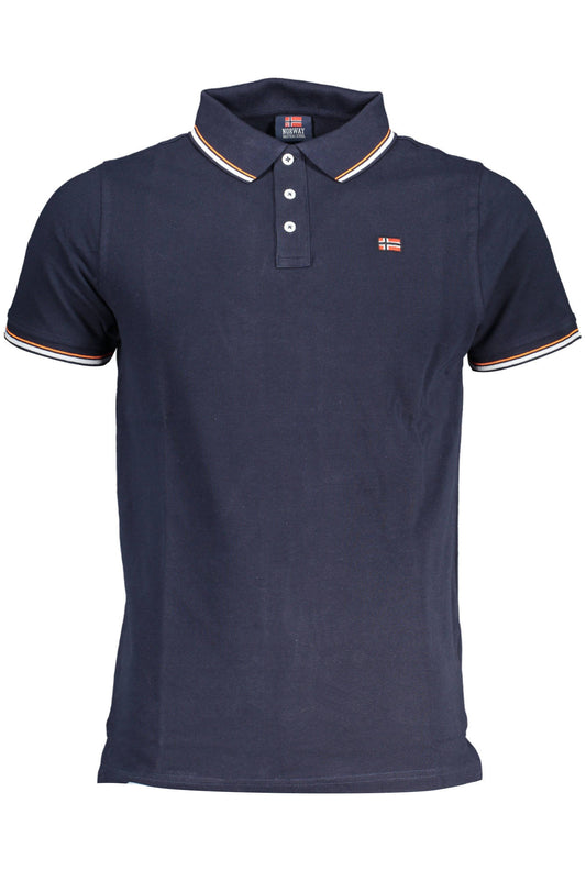 NORWAY 1963 POLO MANICHE CORTE UOMO BLU