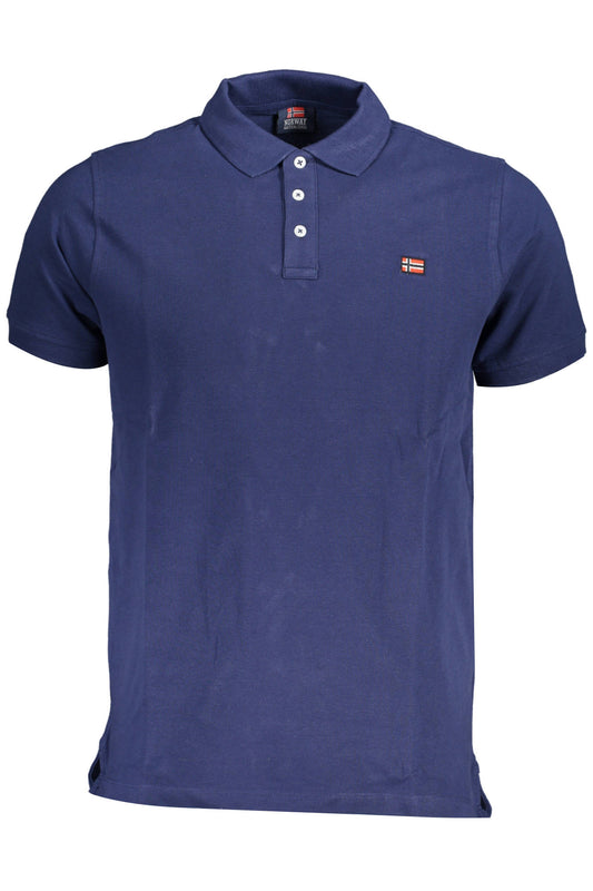 NORWAY 1963 POLO MANICHE CORTE UOMO BLU