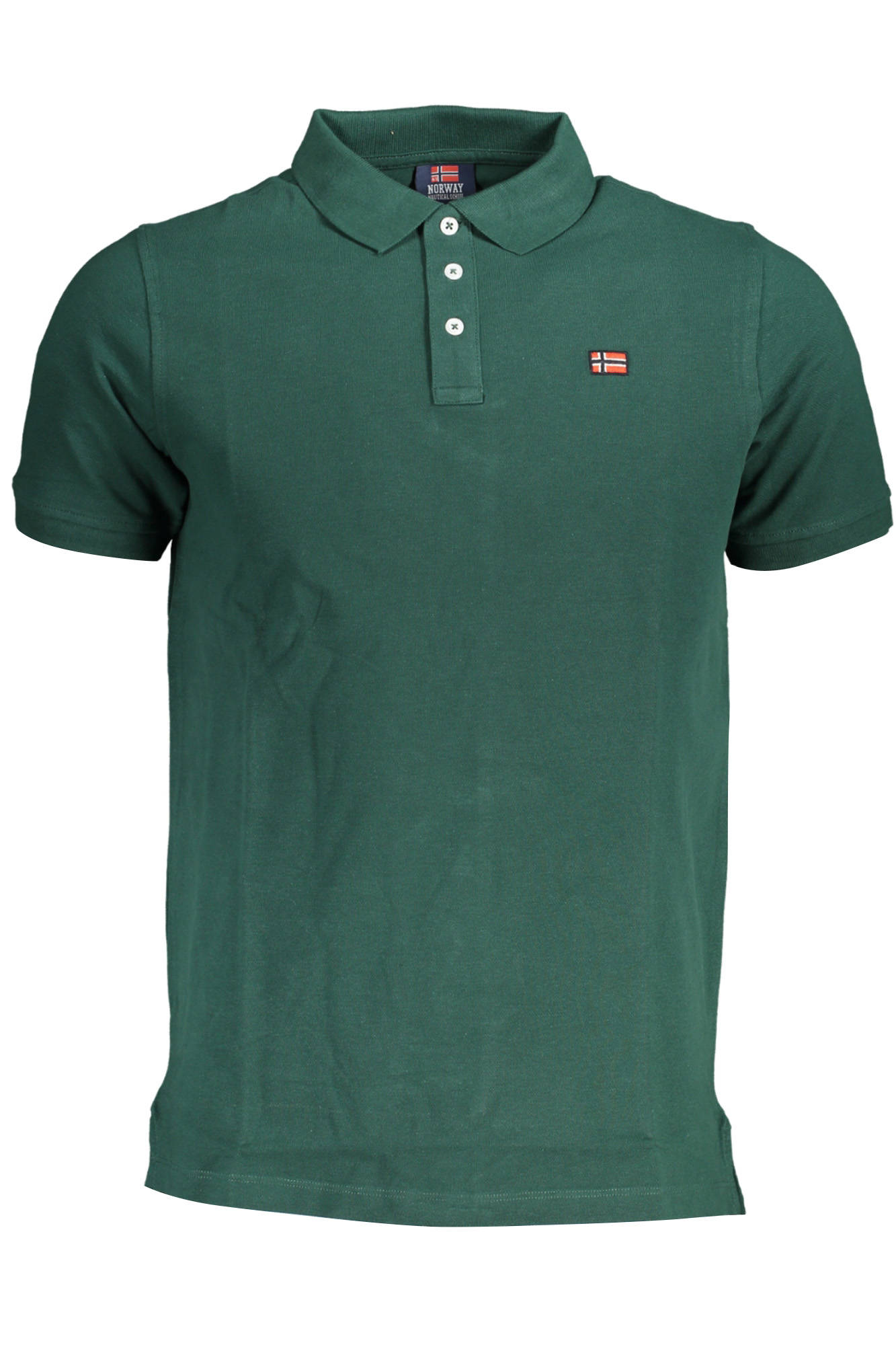 NORWAY 1963 POLO MANICHE CORTE UOMO VERDE