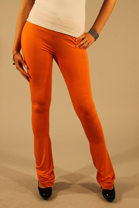 PATRIZIA PEPE LEGGINS DONNA ARANCIO""