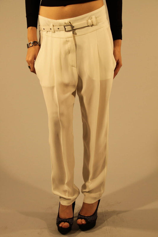 PATRIZIA PEPE PANTALONE DONNA BIANCO