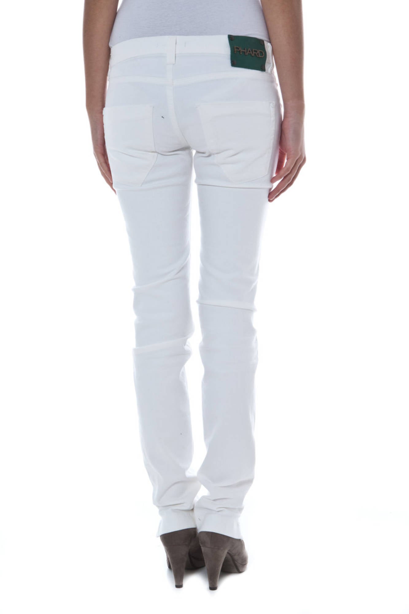 PHARD PANTALONE DONNA BIANCO