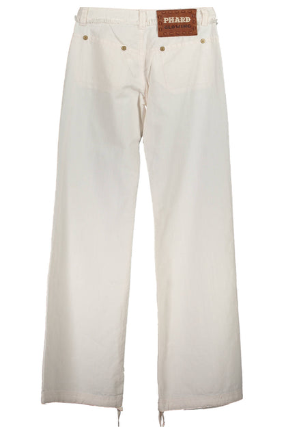 PHARD PANTALONE DONNA BIANCO""