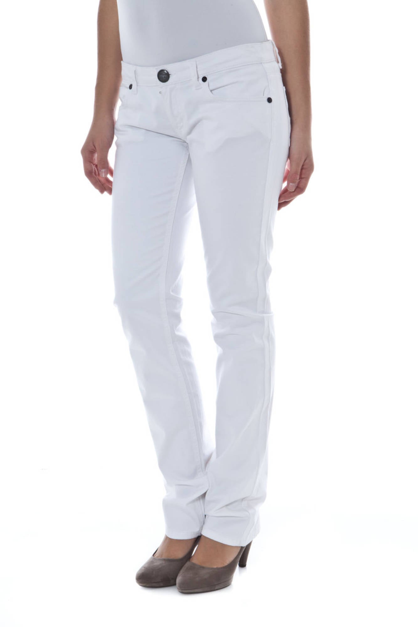 PHARD PANTALONE DONNA BIANCO""