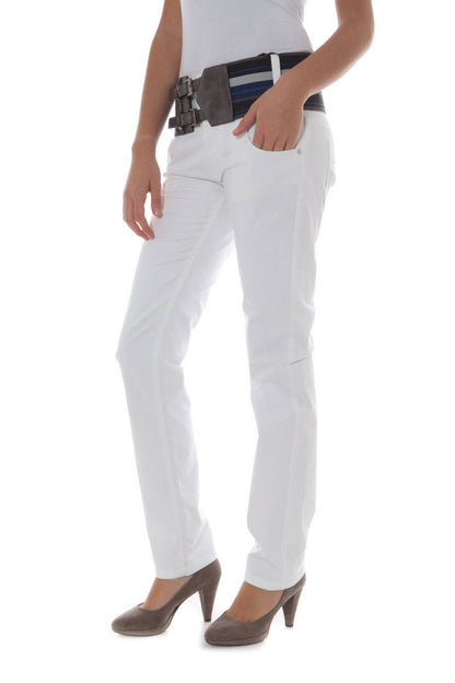 PHARD PANTALONE DONNA BIANCO""