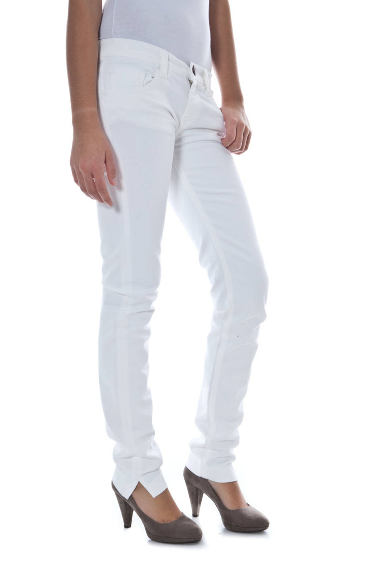 PHARD PANTALONE DONNA BIANCO