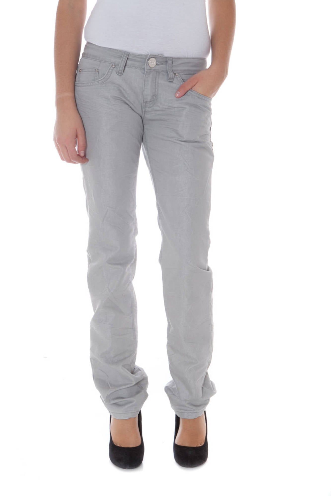 PHARD PANTALONE DONNA GRIGIO""