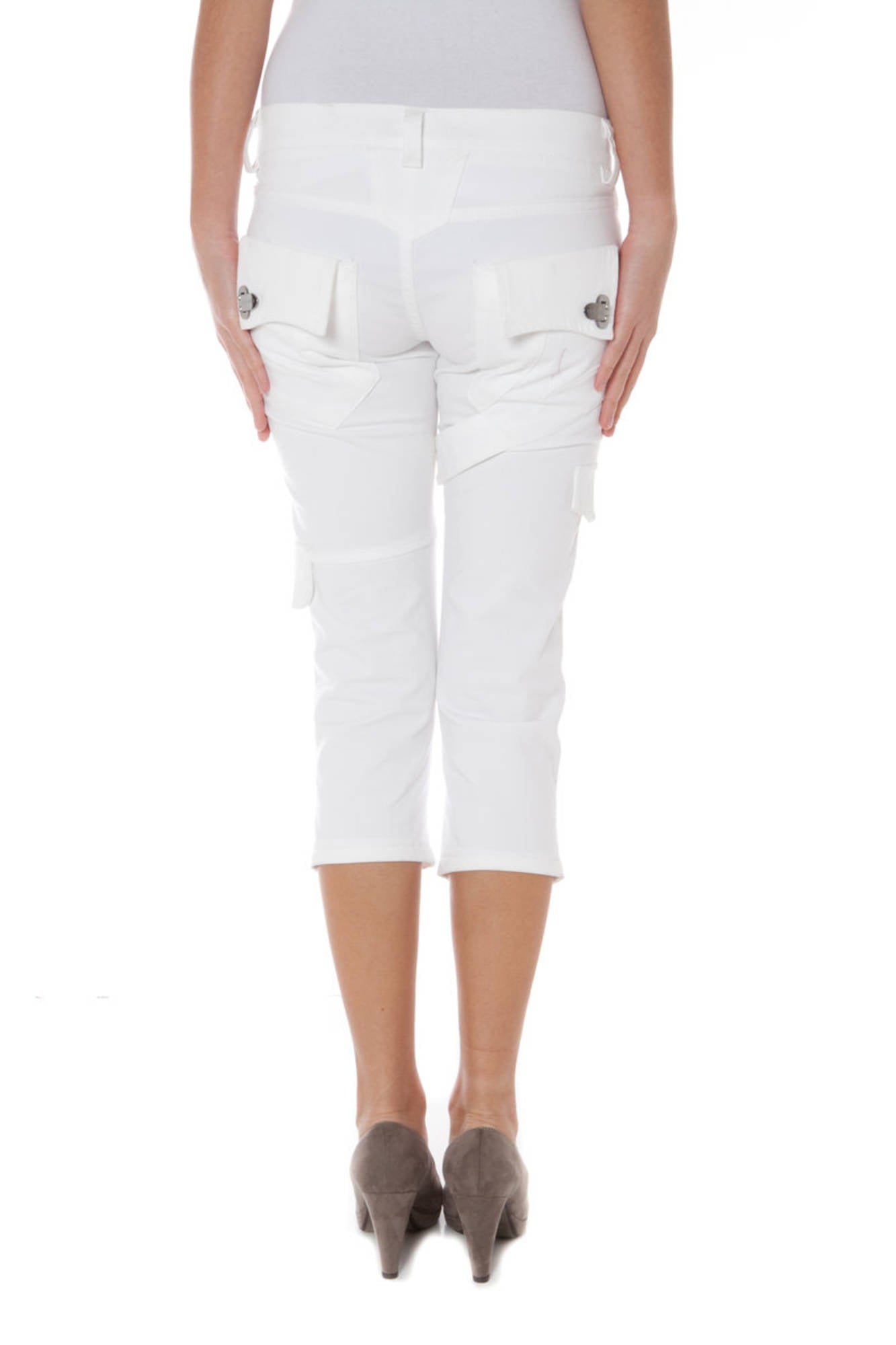 PHARD PANTALONE PINOCCHIETTO DONNA BIANCO