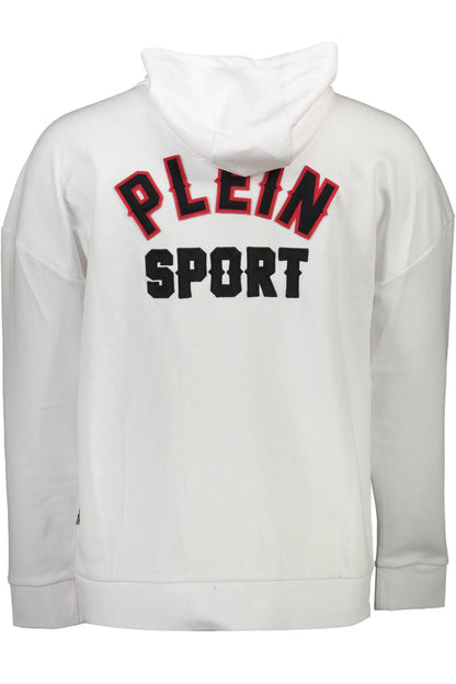 PLEIN SPORT FELPA CON ZIP UOMO BIANCO""