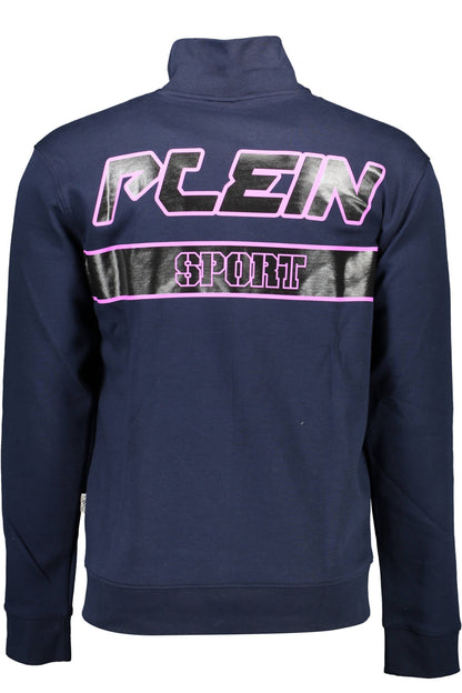 PLEIN SPORT FELPA CON ZIP UOMO BLU""