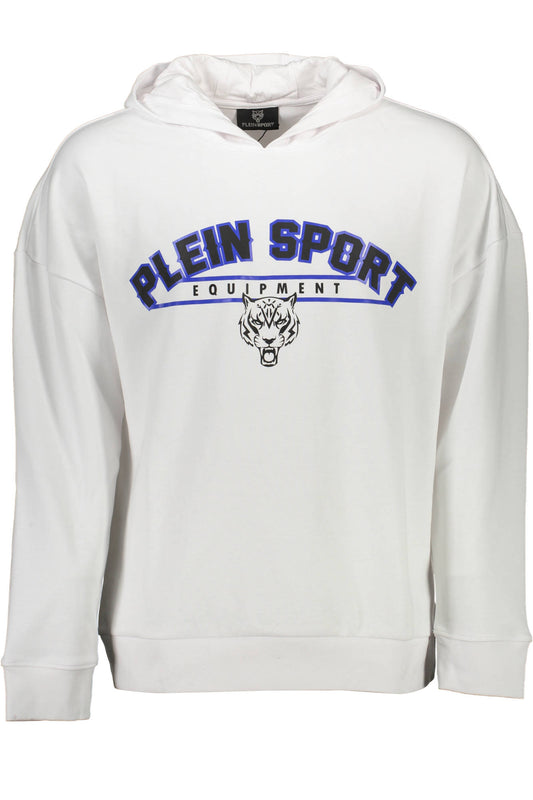 PLEIN SPORT FELPA SENZA ZIP UOMO BIANCO""