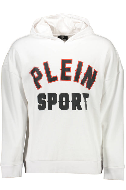 PLEIN SPORT FELPA SENZA ZIP UOMO BIANCO""