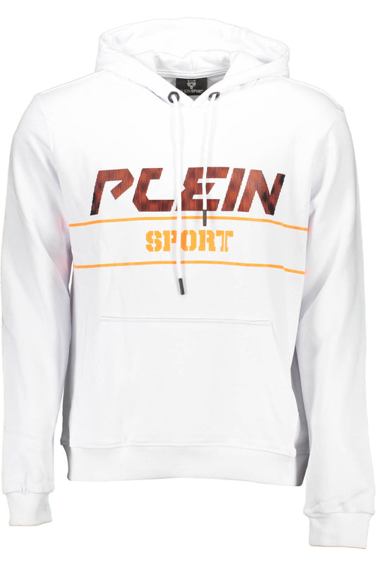 PLEIN SPORT FELPA SENZA ZIP UOMO BIANCO