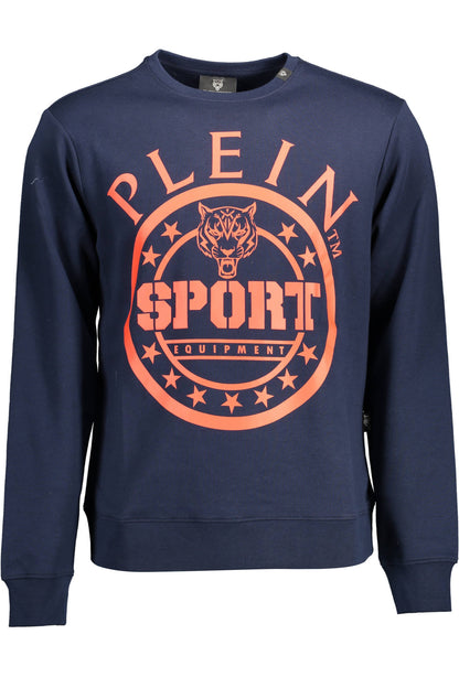 PLEIN SPORT FELPA SENZA ZIP UOMO BLU""