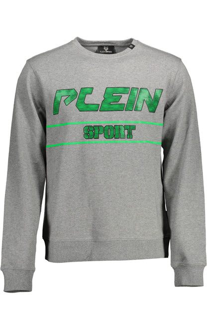 PLEIN SPORT FELPA SENZA ZIP UOMO GRIGIO""