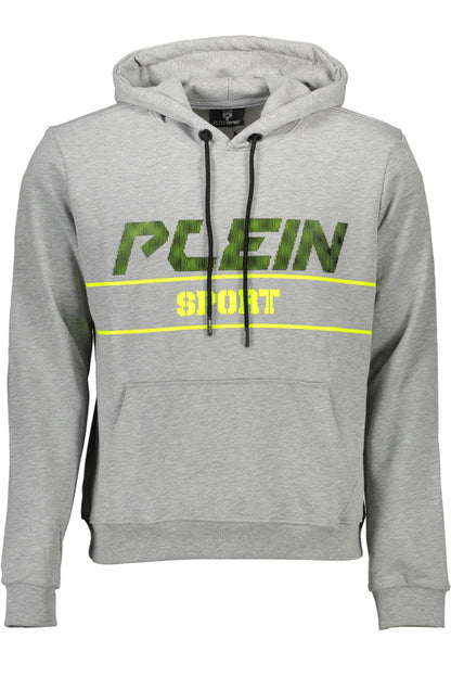 PLEIN SPORT FELPA SENZA ZIP UOMO GRIGIO