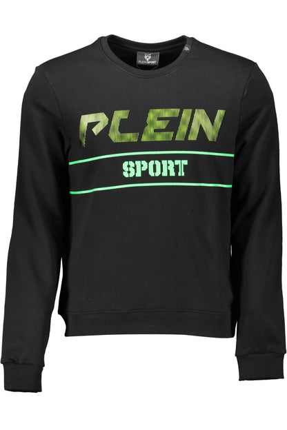 PLEIN SPORT FELPA SENZA ZIP UOMO NERO